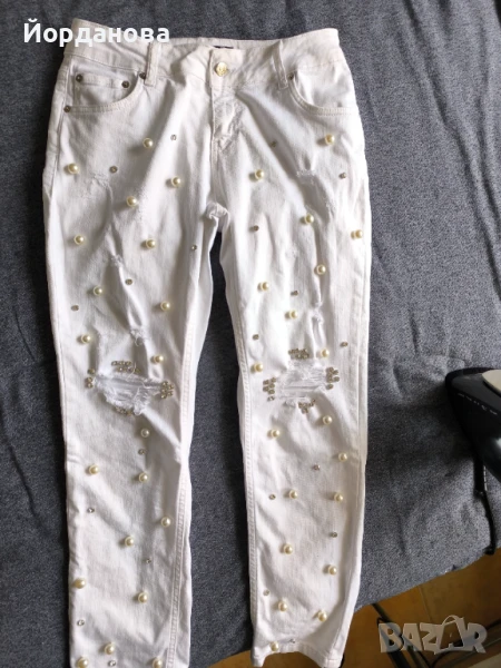 Дънки Estero Ragazza с перли, снимка 1