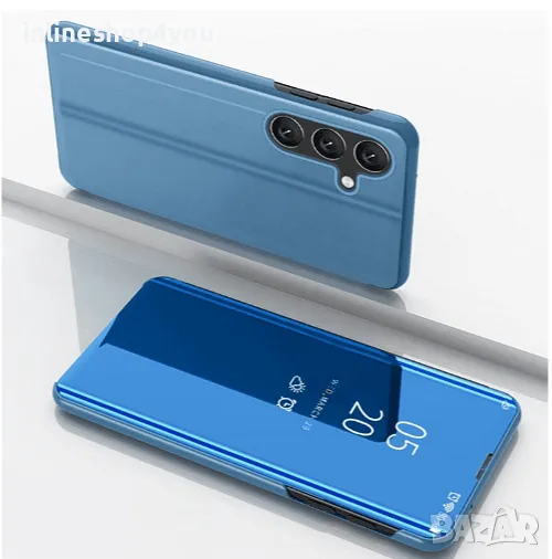 Огледален Калъф Clear View Тип Тефтер за Samsung Galaxy A16, снимка 1