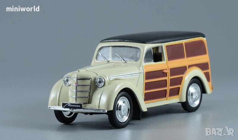 Москвич 400-422 1949 - мащаб 1:43 на DeAgostini моделът е нов в блистер, снимка 1