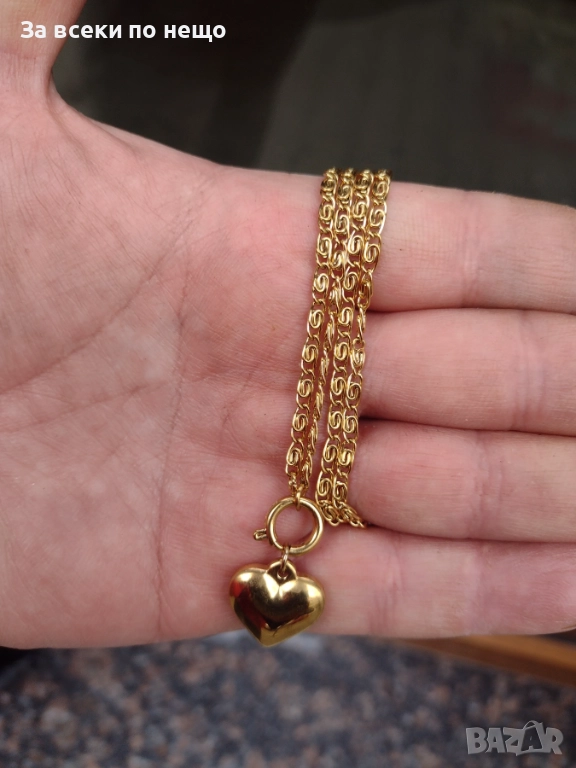 Колие От Медицинска Стомана Сърце Код SV-39, снимка 1