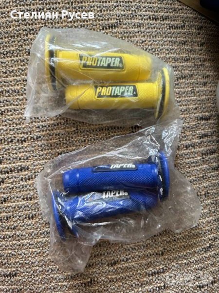 дръжки за мотор / мото ръкохватки / камукани PROTAPER -цена  15лв за сините жълтите ги няма  нови са, снимка 1