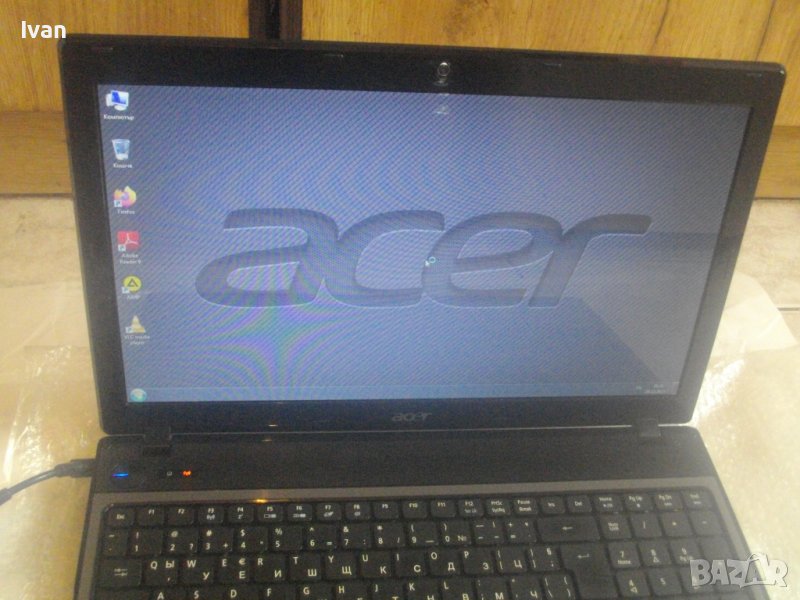 15,6"/39,62см/ ACER Aspire 5551-ОТЛИЧЕН Лаптоп-Без Забележки-4 GB RAM-120GB HD-AMD P320 Dual 2,10GHz, снимка 1