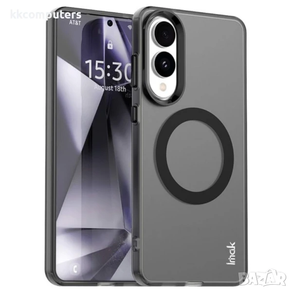 Samsung Galaxy S25 Edge IMAK Силиконов Калъф Candy Series TPU +PET/ MagSafe и Протектор, снимка 1