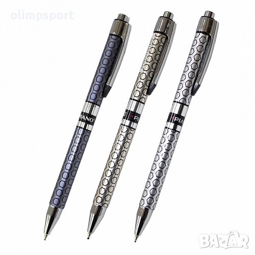 Химикал PIANO с кръгла форма за удобно и лесно писане. Метален клипс. , снимка 1