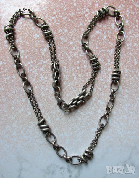 Сребърен ланец - 4, снимка 1