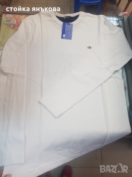 Продавам мъжка бяла памучна блуза Том Тейлър, снимка 1
