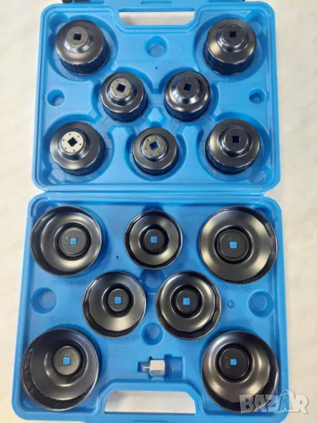 Комплект чашки за маслени филтри - 15 части, снимка 1