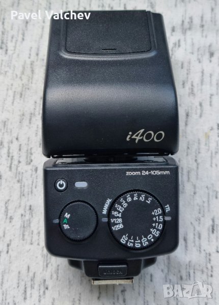 Автоматична светкавица с TTL Nissin i400 (400N) за Nikon -  водещо число 40, снимка 1