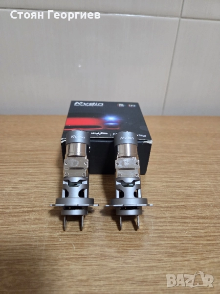 Комплект H7 LED крушки за фарове 30000LM 80W 12V 6000K, снимка 1