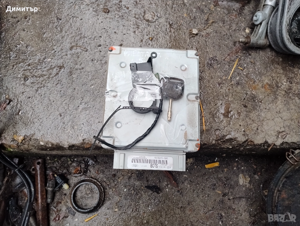 Компютър ECU + Имобилайзер За Форд Фиеста 1.25И 16В 1997г. / Ford Fiesta 1.25I 16V 1997y, снимка 1