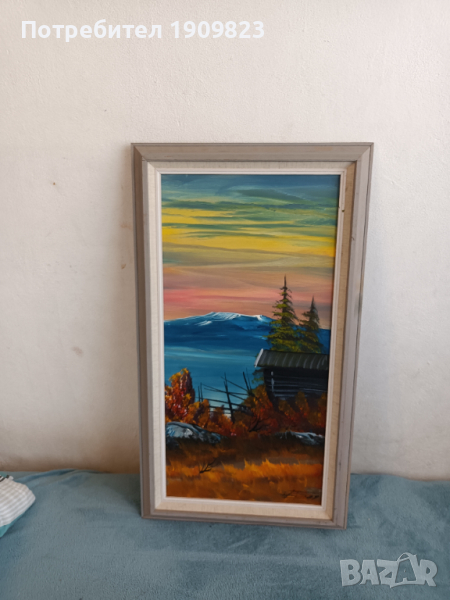 Стара маслена картина , снимка 1