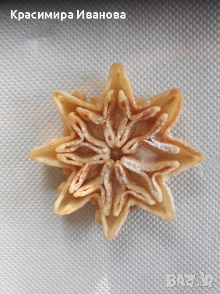 Метална форма на Дамга/ Кандилка/ Калъп за "Къдряви тиганици", снимка 1