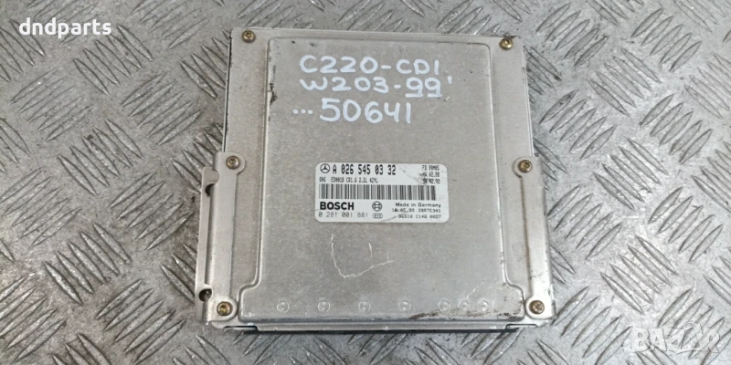 Компютър Mercedes C220 CDI W203 1999г. A0265450332 0281001881, снимка 1
