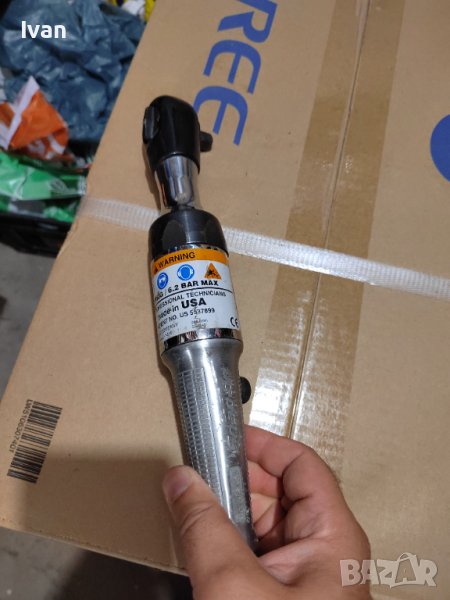  Snap on ъглов ключ пневматичен за гаечни камъни, снимка 1