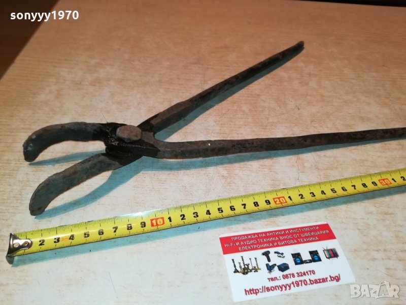 поръчани-ковашки клещи с крива човка 0909211636, снимка 1