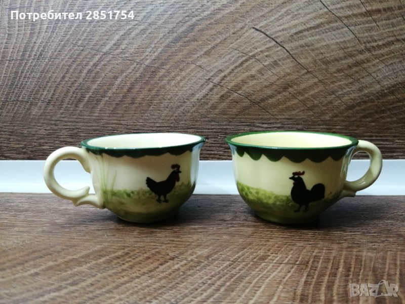Чашки за еспресо от серията ,,Петел и Кокошка" на ,, Zeller " , снимка 1