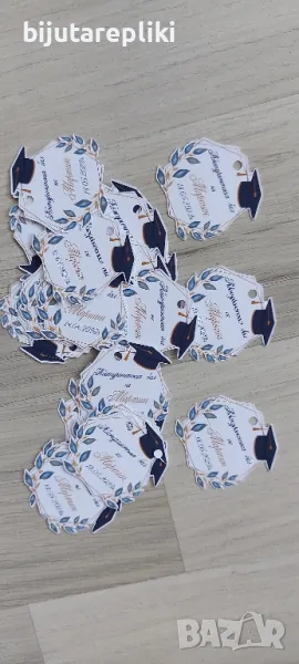 етикети и тагчета за подаръчета за гости, снимка 1