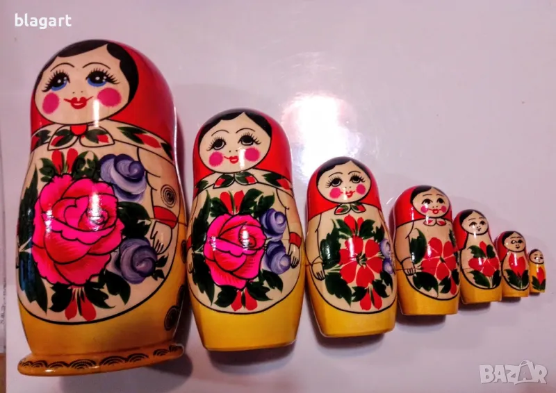 Кукла матрьошка-оригинал Русия, снимка 1