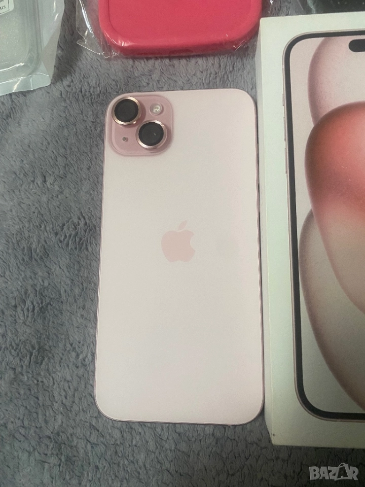 iPhone 15 plus pink, снимка 1