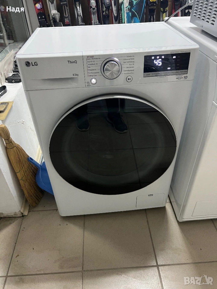 Пералня LG -ThinQ-8,5 кг,модел:F2V7SLIM8E, снимка 1