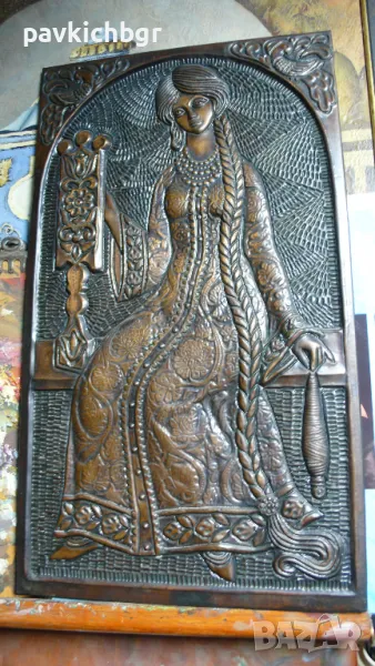 Медна картина, снимка 1