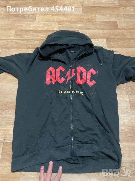 AC DC mens zip fleece , снимка 1