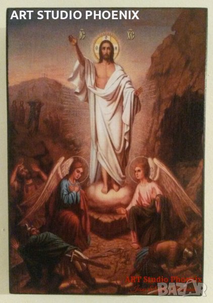 Икона Възкресение Христово icona Vazkresenie Hristovo, снимка 1