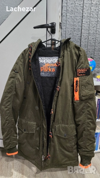 Mъжко зимно яке SuperDry размер S/M, снимка 1