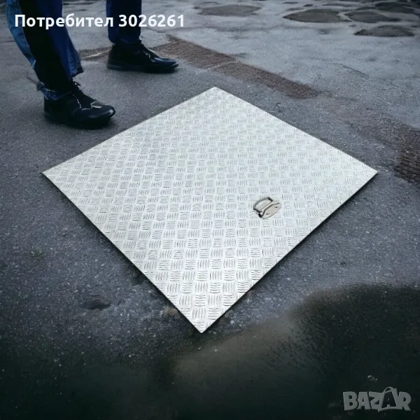 Алуминиев капак за шахта, снимка 1