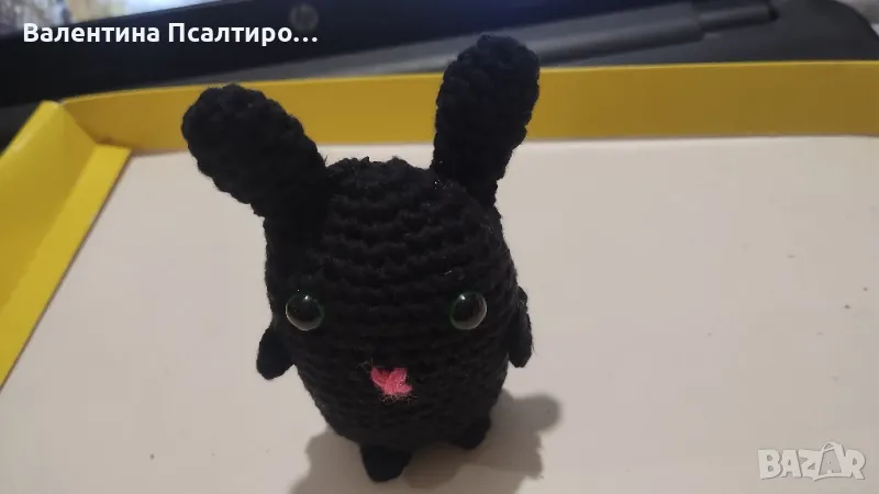 Великденско зайче амигуруми , снимка 1