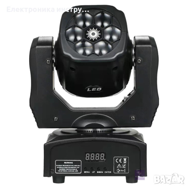 Движеща се глава Mini Six Bee Eye с лазер, снимка 1