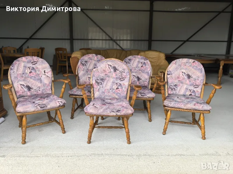 Комплект от 5 кресла, снимка 1