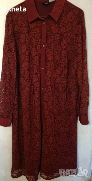Дантелена рокля-риза, снимка 1