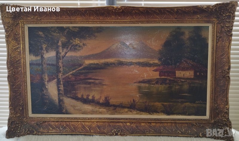 Рисувана картина с размери 97/56, снимка 1