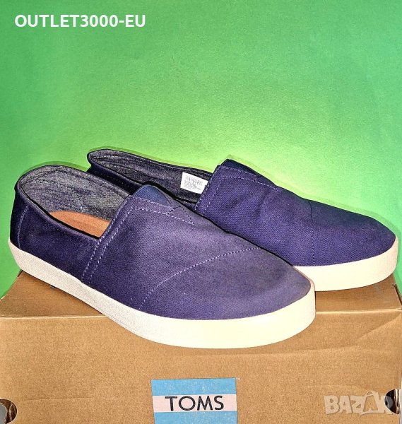 Toms Avalon Navy Canvas , снимка 1