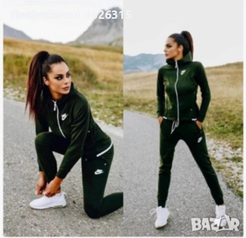 Дамски спортен екип черен цвят , снимка 1
