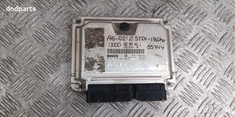 Компютър Audi A6 2.5TDI 180hp 2002г. 4B2907401J 0281010822 , снимка 1