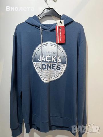 Мъжко худи Jack& Jones размер М, Л и Хл, снимка 2 - Якета - 56253805