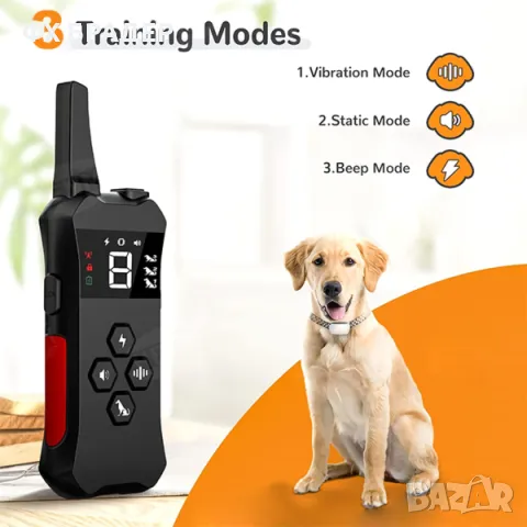 1000m Нашийник за обучение на кучета с дистанционно управление 990