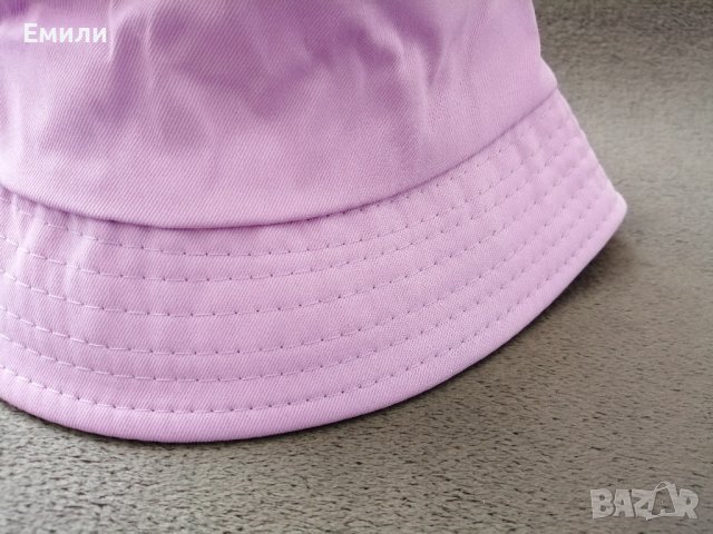 Изчистена дамска шапка тип идиотка в лилав цвят, снимка 6 - Шапки - 41737205