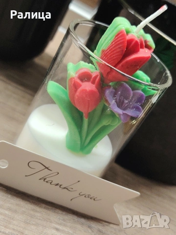 Ароматна свещ - букет, снимка 2 - Други - 53449181