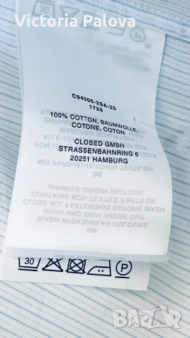Скъпа риза модерно райе CLOSED , снимка 6 - Ризи - 51303139