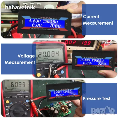 ВАТМЕТЪР/ АМПЕРМЕТЪР/ ВОЛТМЕТЪР ЦИФРОВ WATT METER ВАТ МЕТЪР LCD модел 2, снимка 5 - Друга електроника - 50324126