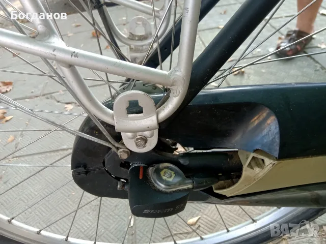 ЗАПАЗЕН ВЕЛОСИПЕД STRATOS-ГЕРМАНИЯ 28 ЦОЛА ДАМСКИ АЛУМИН 7 СКОР SRAM S7, снимка 13 - Велосипеди - 55780110