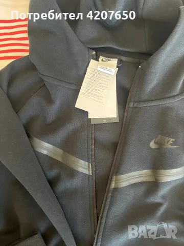 Nike tech fleece с етикет, снимка 2 - Спортни дрехи, екипи - 55966112
