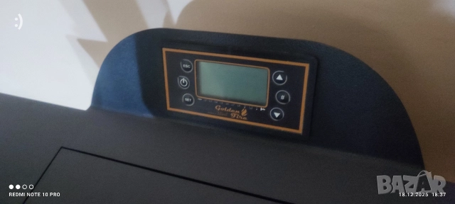 Пелетна камина Golden fire GF 30kw, снимка 3 - Отоплителни печки - 52840406