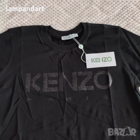 Тениска Kenzo в черно, снимка 1 - Тениски - 31124207