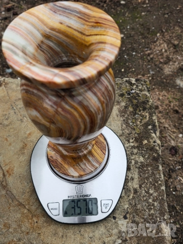 Ваза от Мраморен Оникс , снимка 11 - Декорация за дома - 52113633