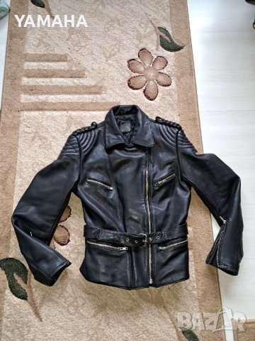 Belo  Мото   Кожено  Дамско  Яке  44. ,ЕСТЕСТВЕНА КОЖА , снимка 2 - Якета - 44222998