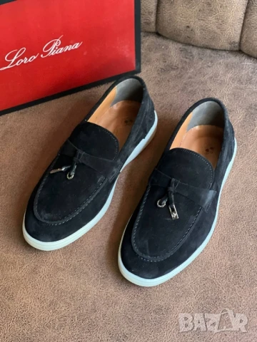 мокасини от естествен велур loro piana , снимка 7 - Мокасини - 51089465
